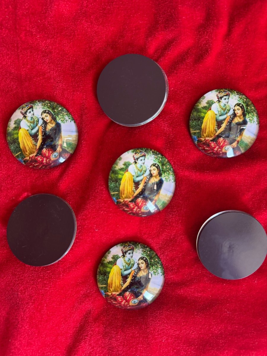 Beautiful Radha Krishna Magnet - Shri Hit Sakhi