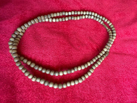 Premium Pure Tulsi Desi Ghee wali 2 Round Kanthi Mala Brown - Shri Hit Sakhi