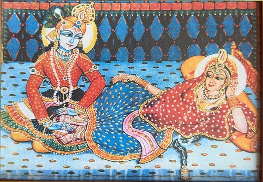 Seva Kunj Chavi with 1 Poshakh (without Frame) - Shri Hit Sakhi