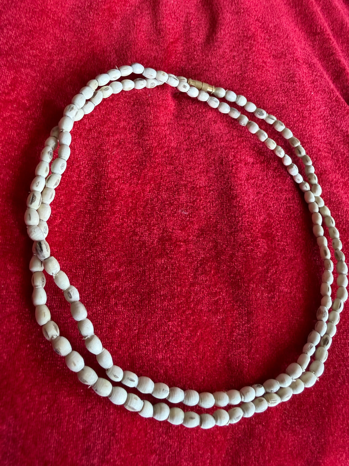 Premium Mridangam 2 Round Pure Tulsi Kanthi Mala