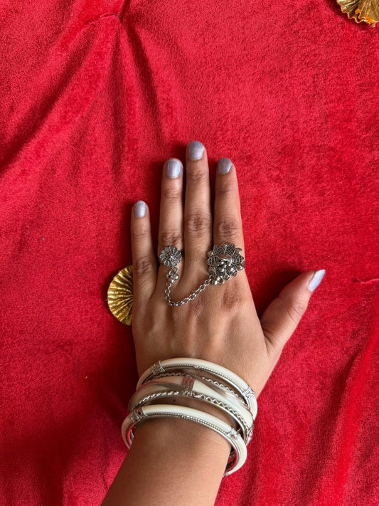 2 Fingers Ring - Shri Hit Sakhi