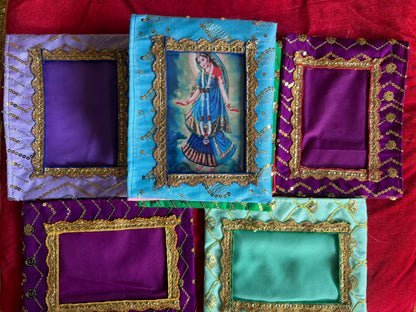 Swamini ju Beautiful Chavi with 1 Poshakh (Without Frame)