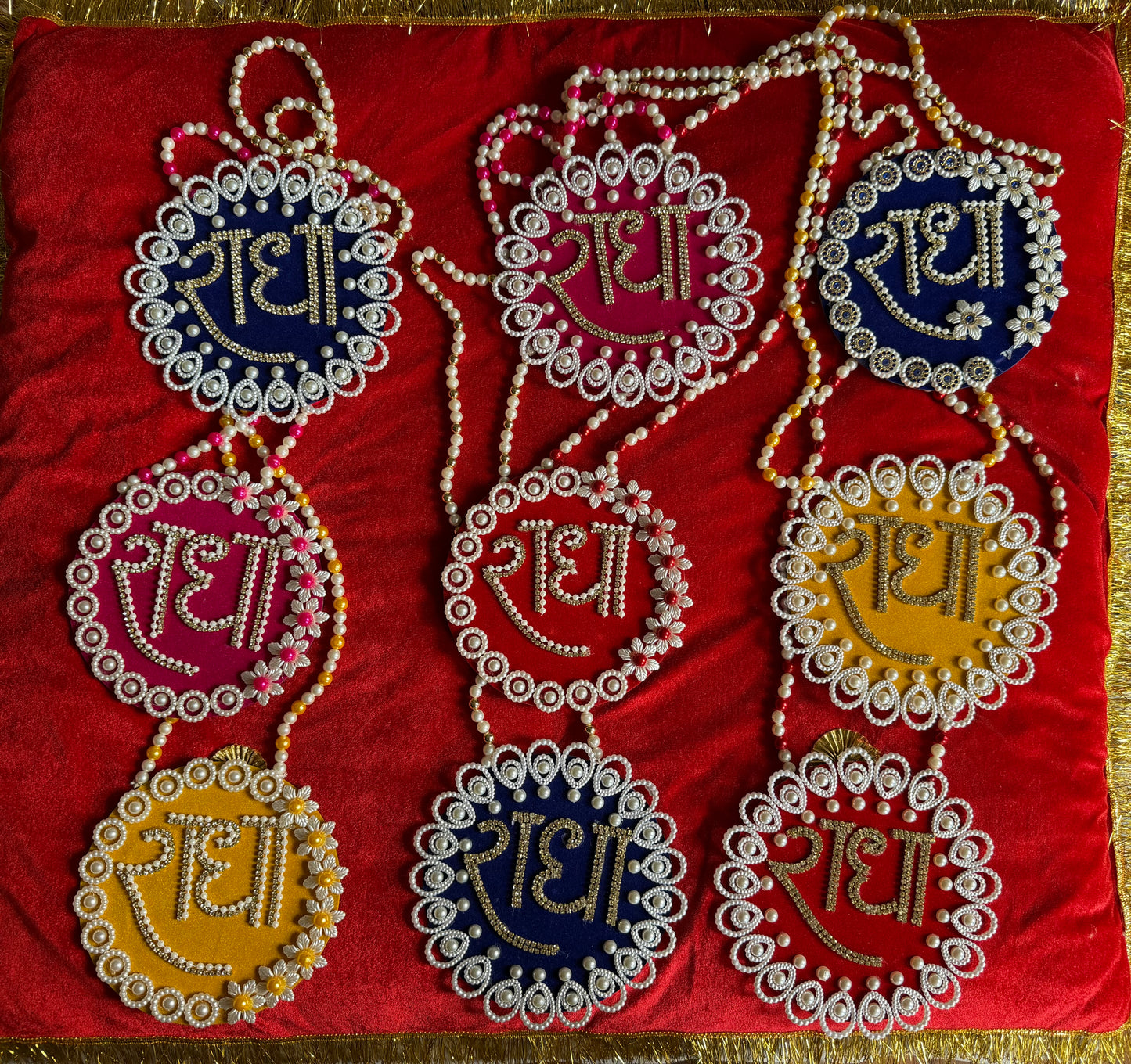 Beautiful Radha Nam Shringar Mala