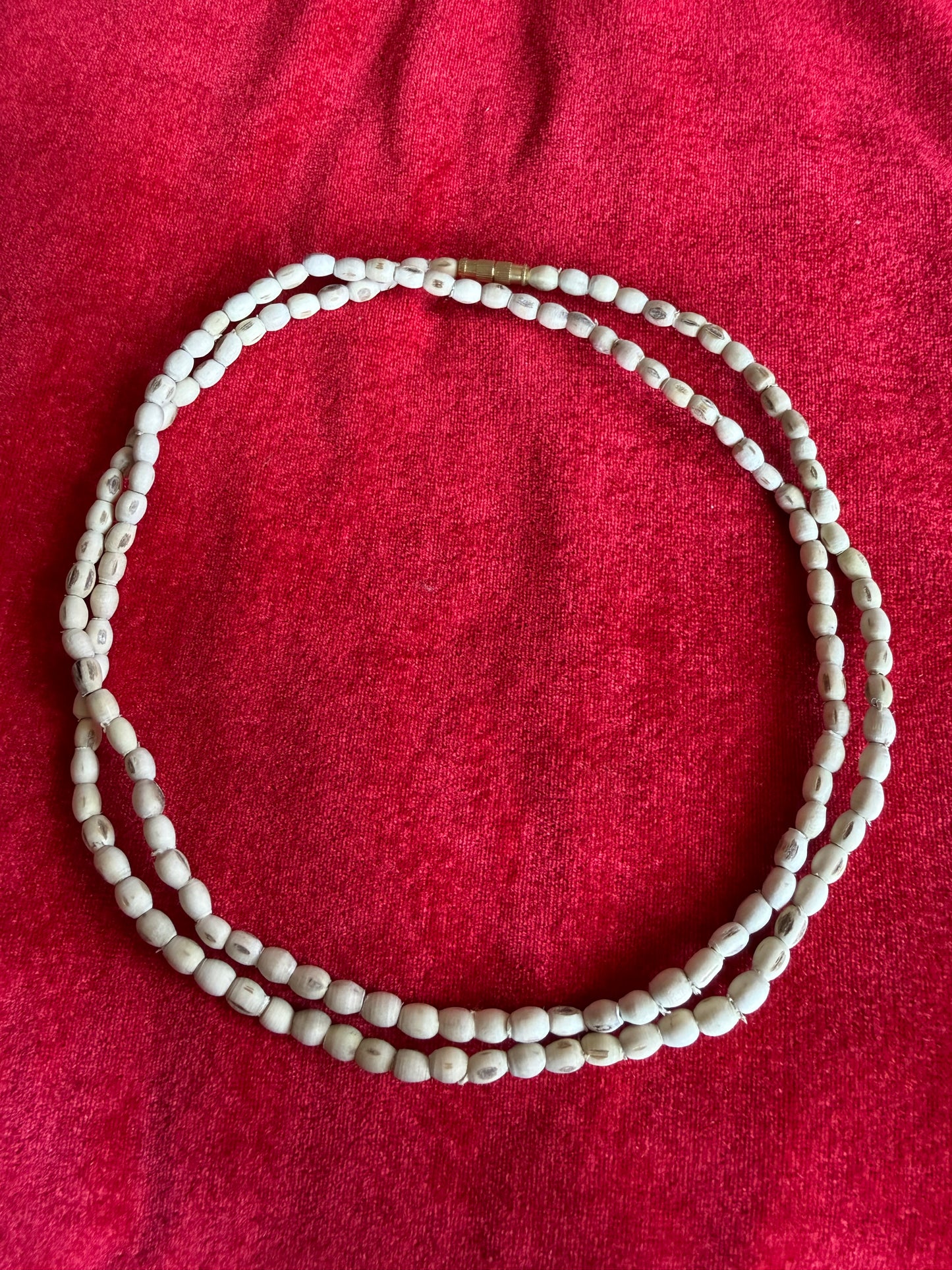 Premium Mridangam 2 Round Pure Tulsi Kanthi Mala