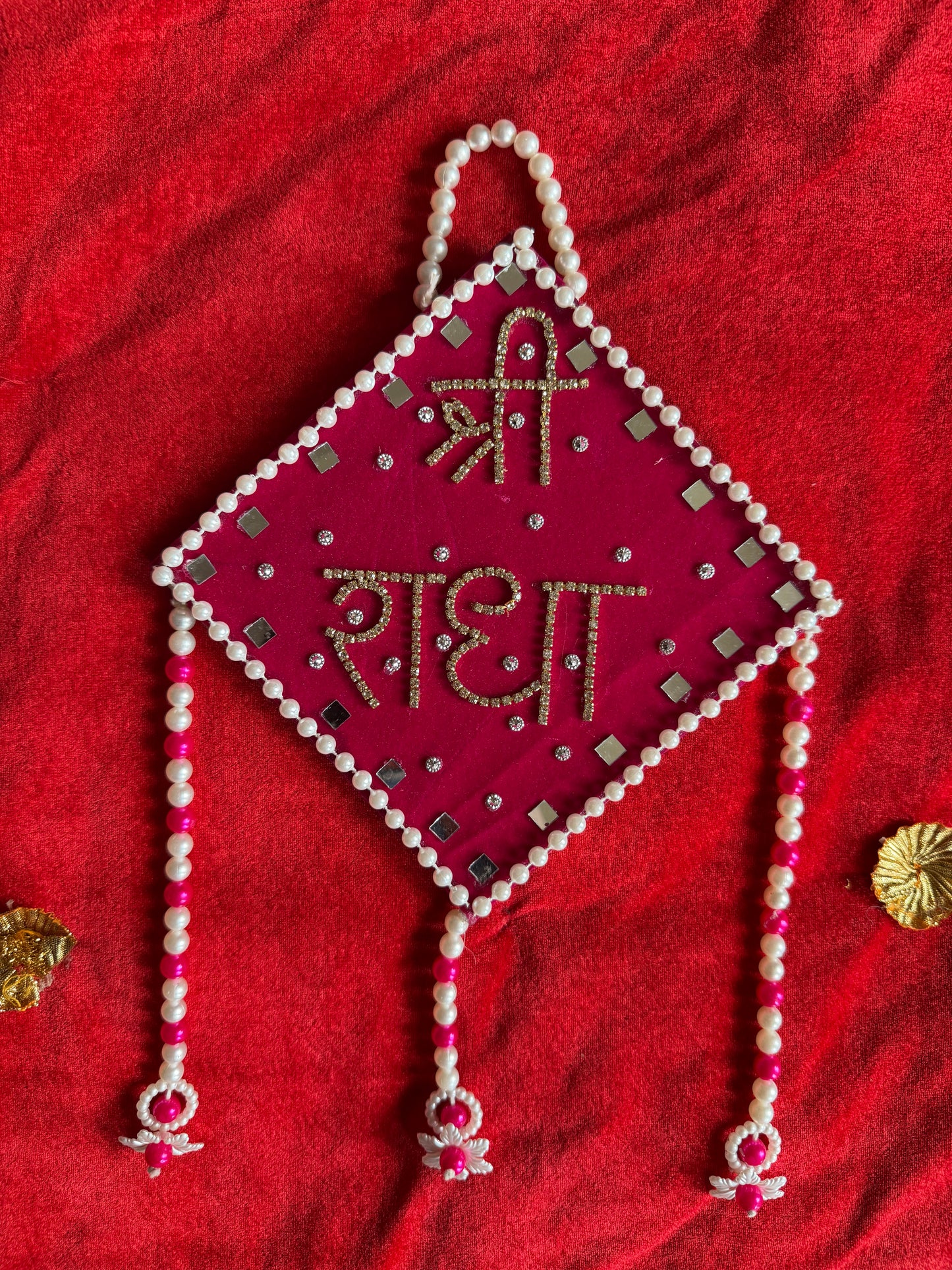 Beautiful Customised Radha Nam Shringar Mala