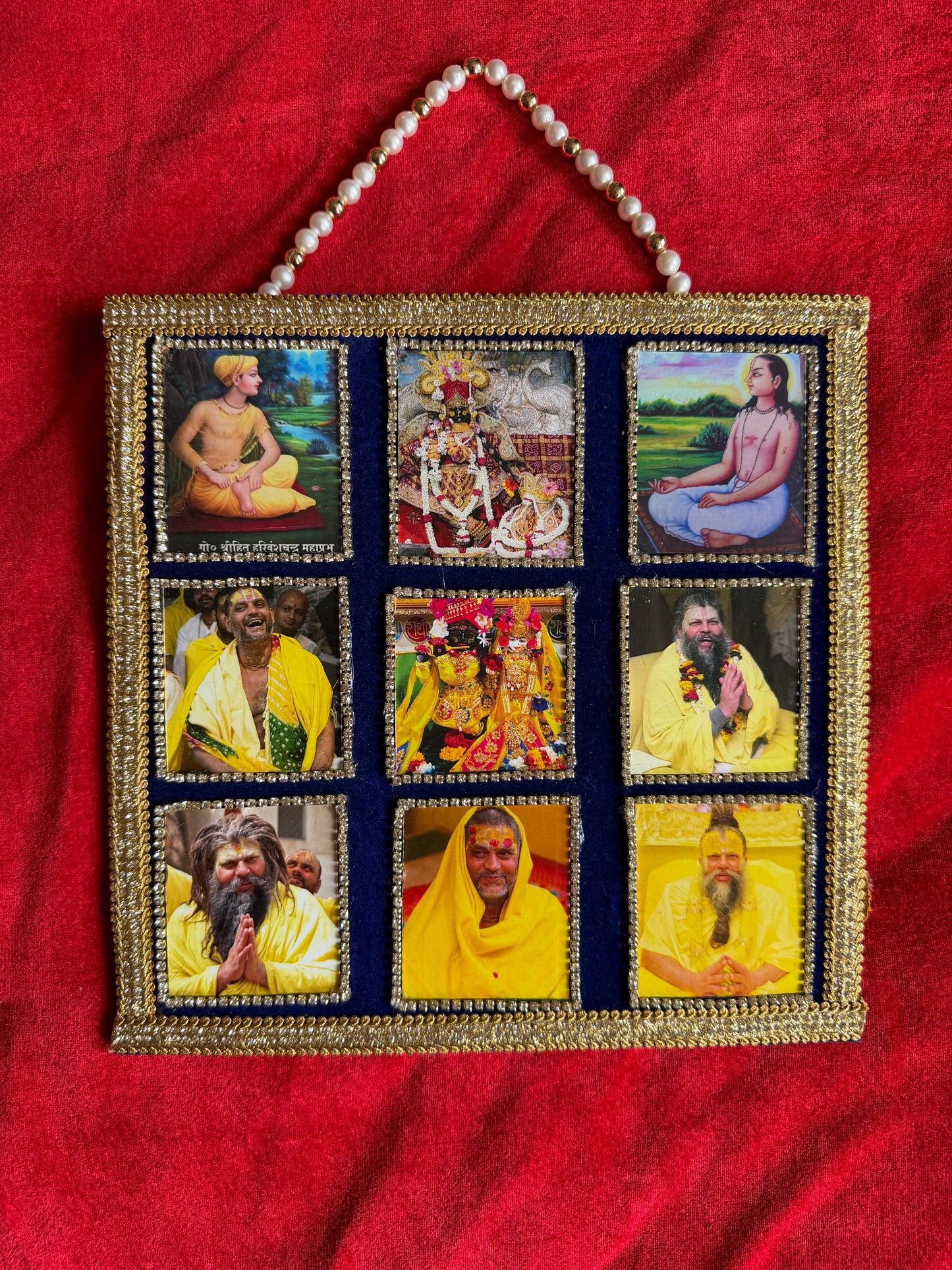 Beautiful Customised Rasik Sant Wall Hanging (Shringar Mala)