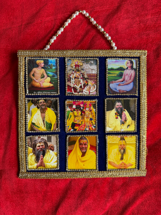 Beautiful Customised Rasik Sant Wall Hanging (Shringar Mala)