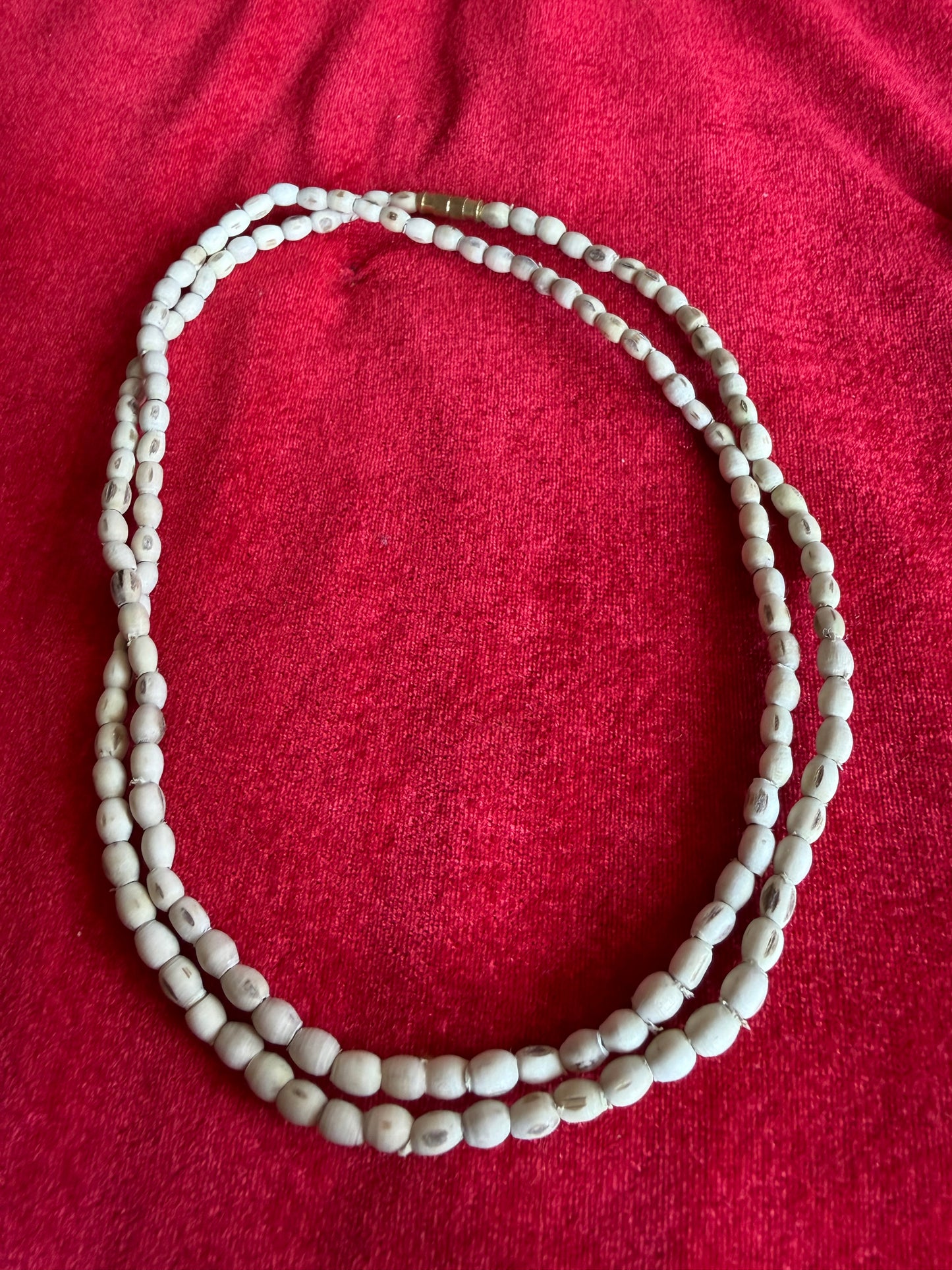 Premium Mridangam 2 Round Pure Tulsi Kanthi Mala