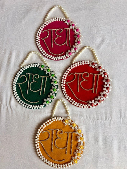 Beautiful Customised Radha Nam Shringar Mala - Shri Hit Sakhi