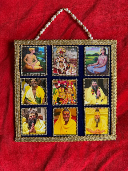 Beautiful Customised Rasik Sant Wall Hanging (Shringar Mala) - Shri Hit Sakhi