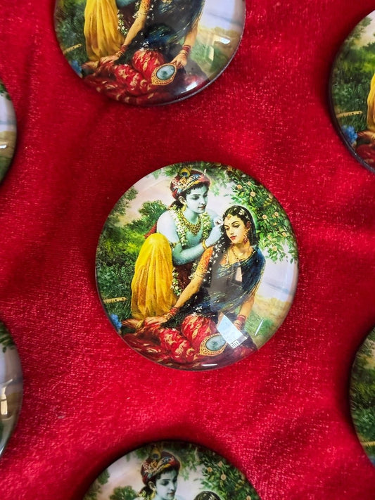 Beautiful Radha Krishna Magnet - Shri Hit Sakhi
