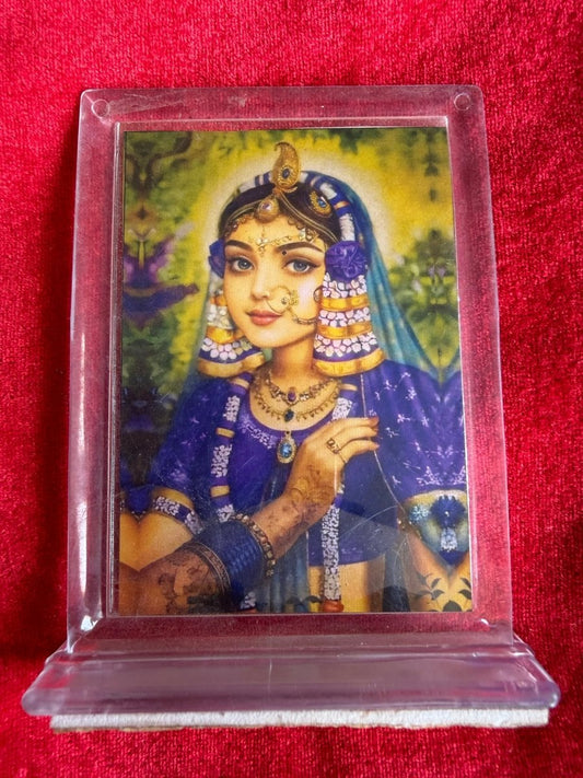 Chabili Shreeji Car Dashboard Photo Stand - Shri Hit Sakhi