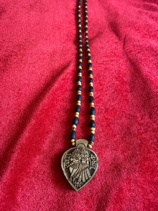 Desi Ghee Premium Tulsi Kanthi Mala With Beautiful Pendants - Shri Hit Sakhi