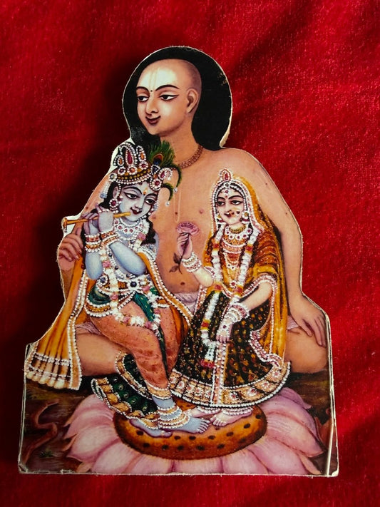 Haridas Mahaprabhuji Cutout Photo Stand - Shri Hit Sakhi