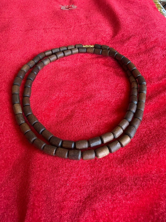Premium Desi Ghee wali 2 round Tulsi Kanthi Mala Brown - Shri Hit Sakhi