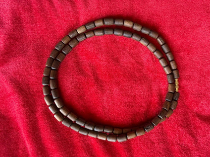 Premium Desi Ghee wali 2 round Tulsi Kanthi Mala Brown - Shri Hit Sakhi