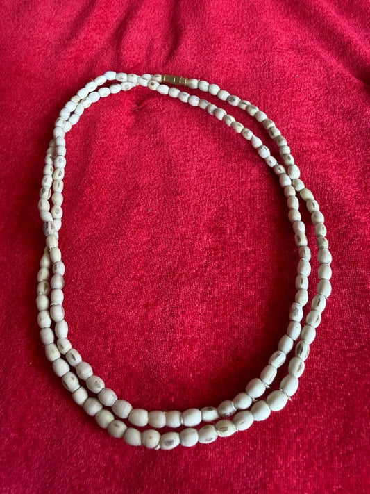 Premium Mridangam 2 Round Pure Tulsi Kanthi Mala - Shri Hit Sakhi