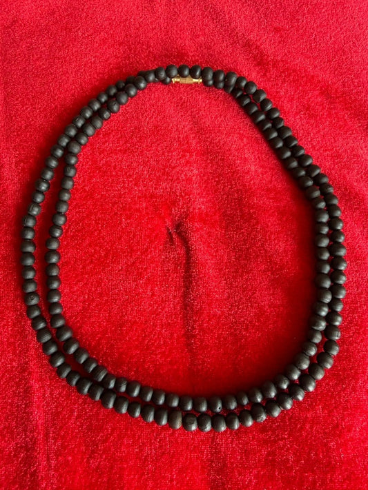 Premium Pure Tulsi Desi Ghee Wali 2 Round Kanthi Mala - Shri Hit Sakhi
