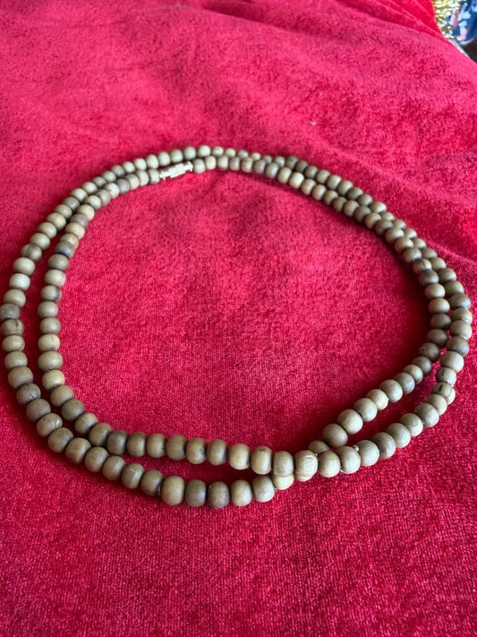 Premium Pure Tulsi Desi Ghee wali 2 Round Kanthi Mala Brown - Shri Hit Sakhi