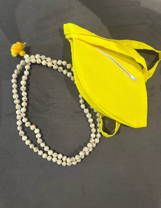 Premium Pure Tulsi Jap Mala with Jholi - Shri Hit Sakhi