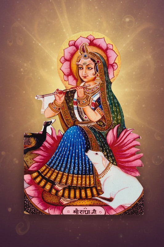 Pyari Shree ji Cutout Photo Stand - Shri Hit Sakhi