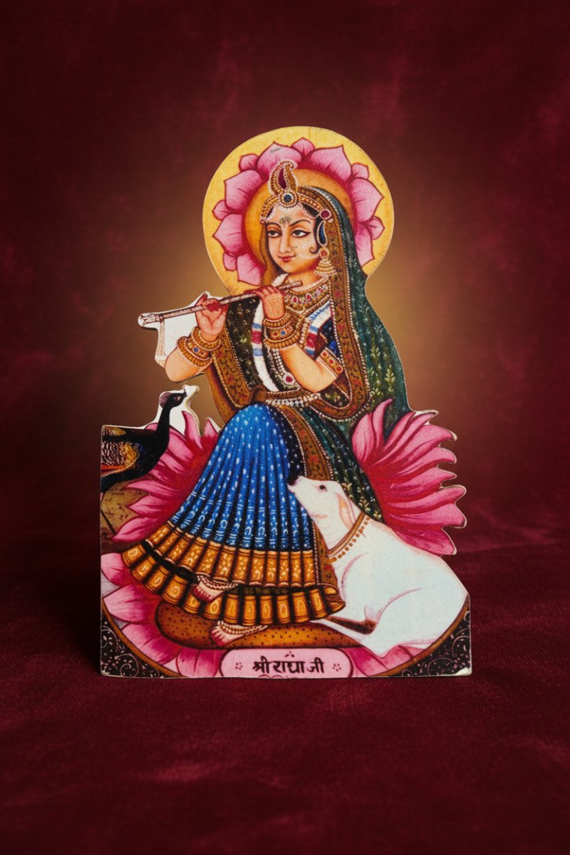 Pyari Shree ji Cutout Photo Stand - Shri Hit Sakhi