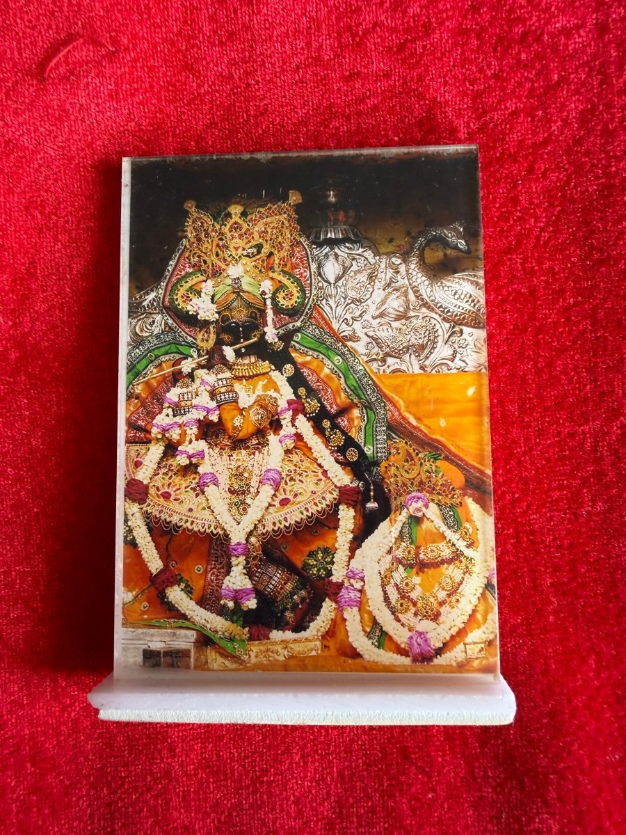 Radhavallabhju Car Dashboard Photo Stand - Shri Hit Sakhi