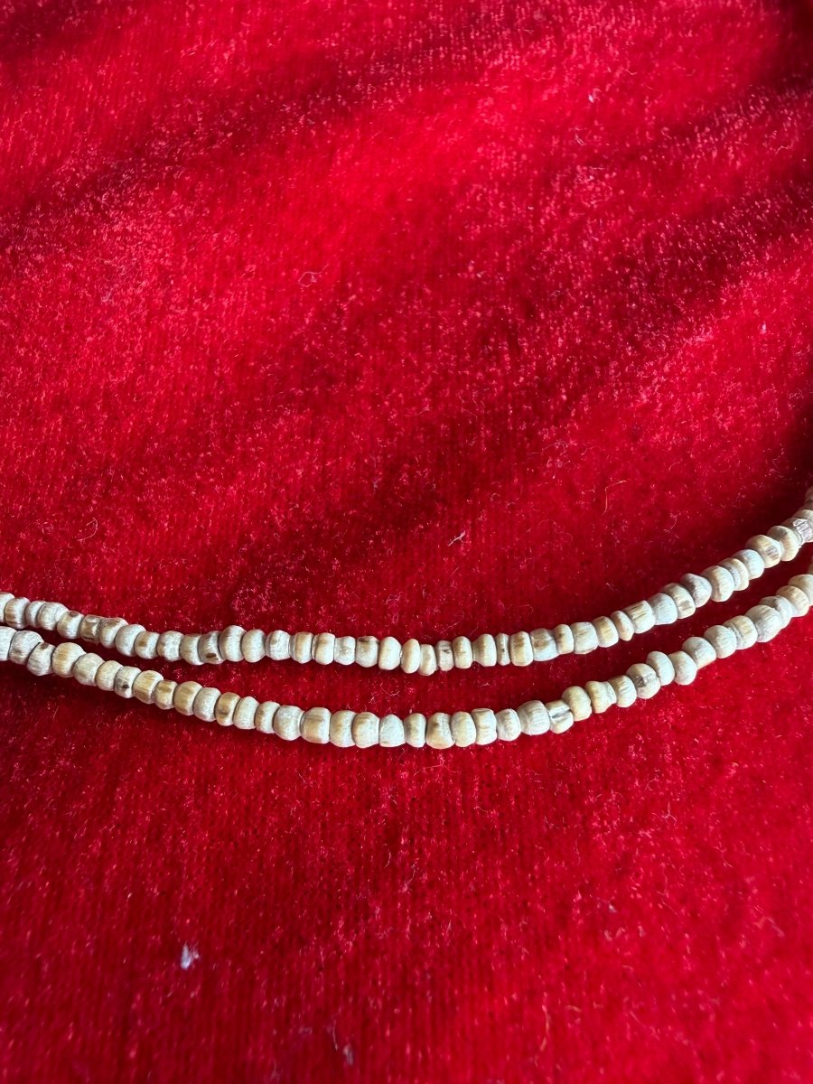 Sabse Patli Premium Pure Tulsi Kanthi Mala Smallest (2 Round) - Shri Hit Sakhi
