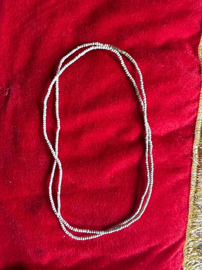 Sabse Patli Premium Pure Tulsi Kanthi Mala Smallest (2 Round) - Shri Hit Sakhi