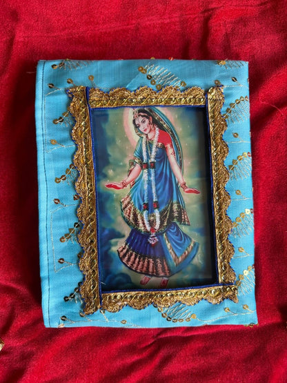 Swamini ju Beautiful Chavi with 1 Poshakh (Without Frame) - Shri Hit Sakhi