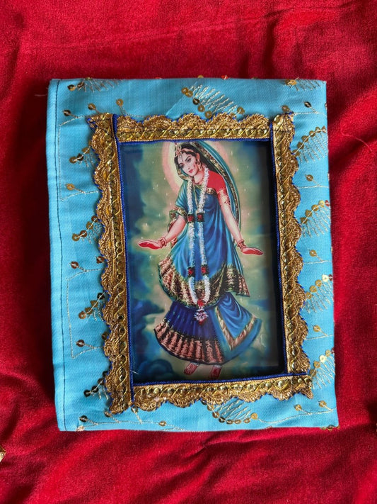 Swamini ju Beautiful Chavi with 1 Poshakh (Without Frame) - Shri Hit Sakhi