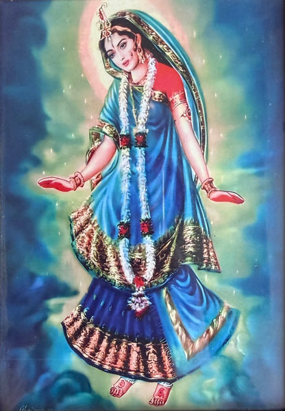 Swamini ju Beautiful Chavi with 1 Poshakh (Without Frame) - Shri Hit Sakhi